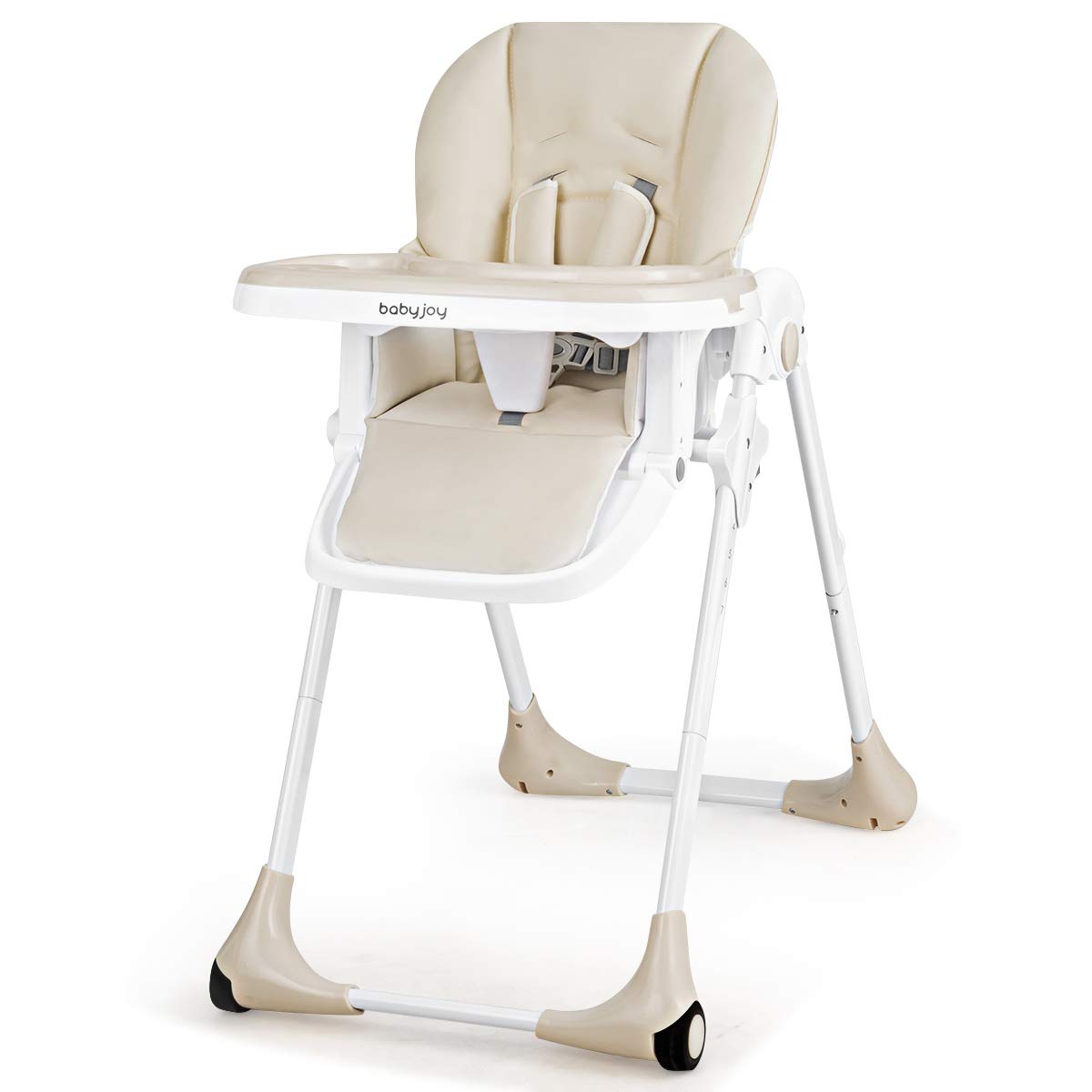 BABY JOY Silla alta convertible para bebés y niños pequeños, altura...