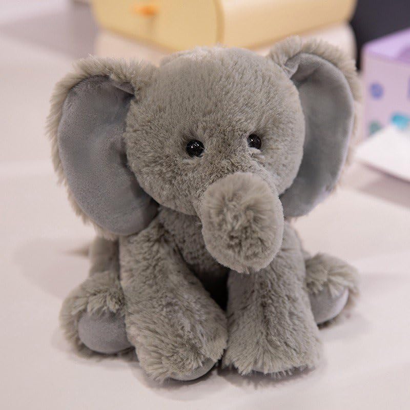 YUKOUQIAN Lindo animal de peluche de elefante, juguete de 8 pulgada...