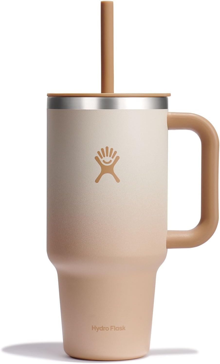 Hydro Flask Vaso de viaje de 40 onzas con asa, tapa y pajita - Acer...