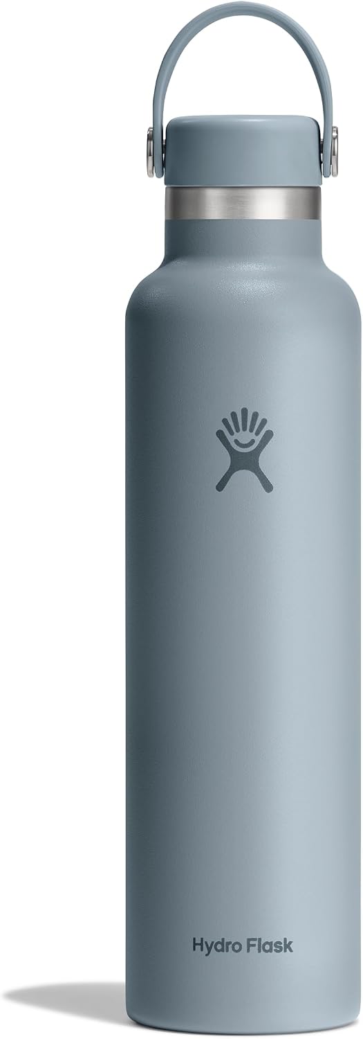 Hydro Flask - Botella de agua estándar de 24 onzas con tapa flexibl...