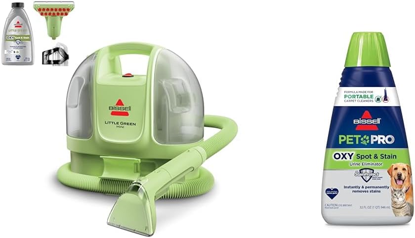 BISSELL Little Green Mini Limpiador Profundo Portátil para Alfombra...