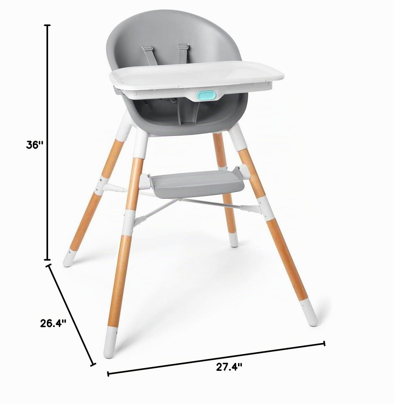 Skip Hop Silla alta para bebé, silla alta convertible 4 en 1, EON,...