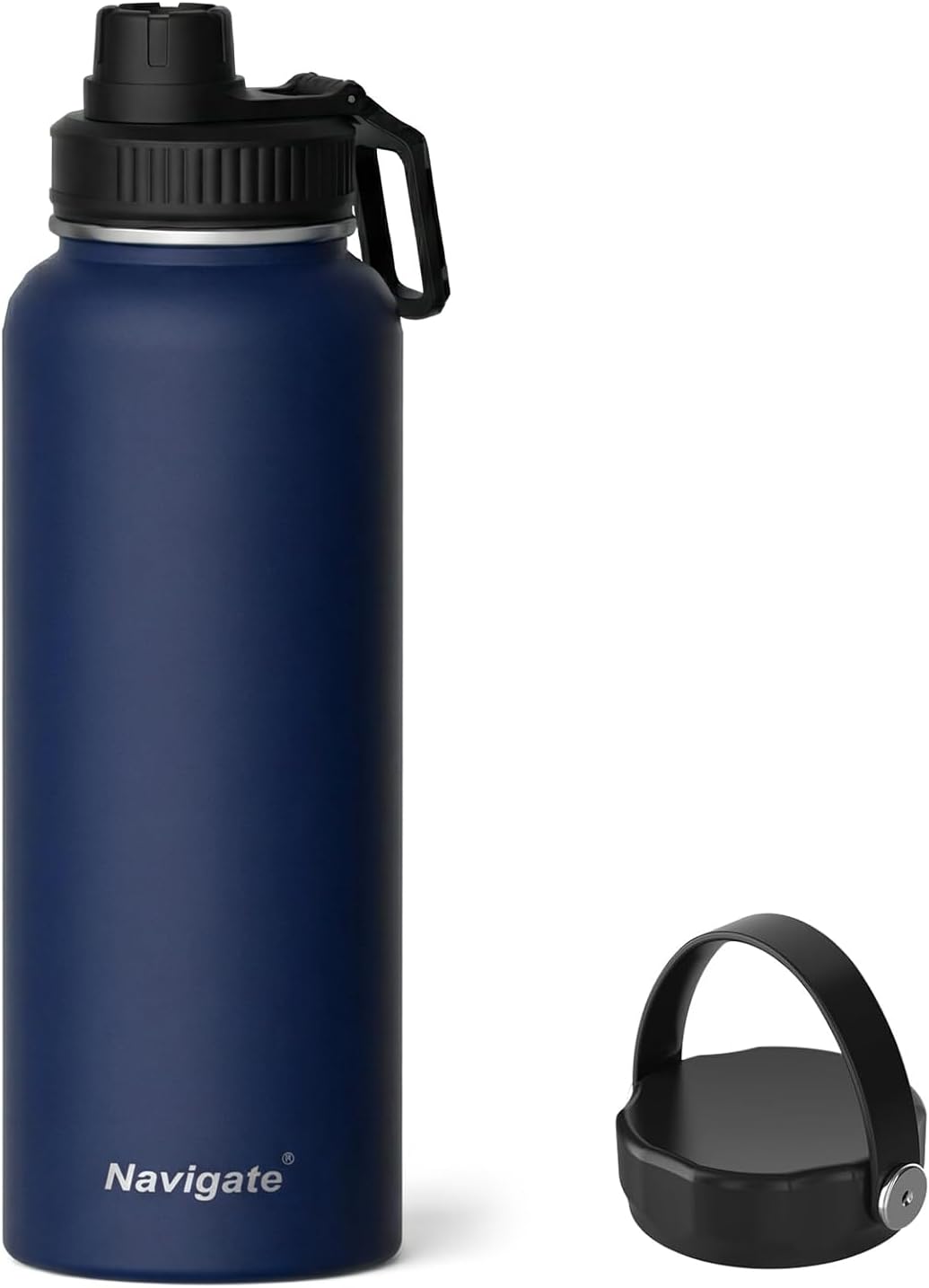 Navigate Botella de agua aislada de acero inoxidable de 64 onzas, d...
