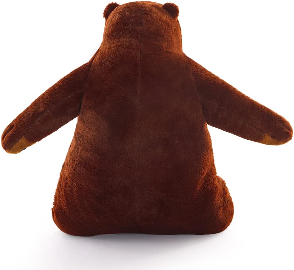 SNOWOLF Djungelskog - Oso de peluche gigante (39.4 in), color marró...
