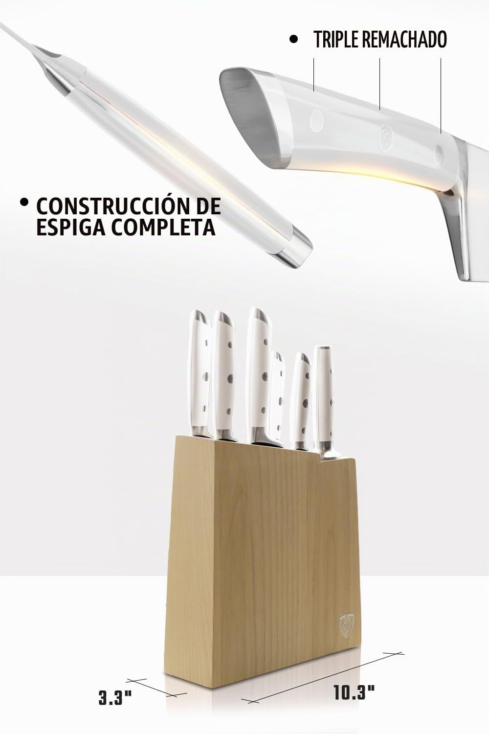 Dalstrong Juego de bloques de cuchillos de 8 piezas - Edición con m...