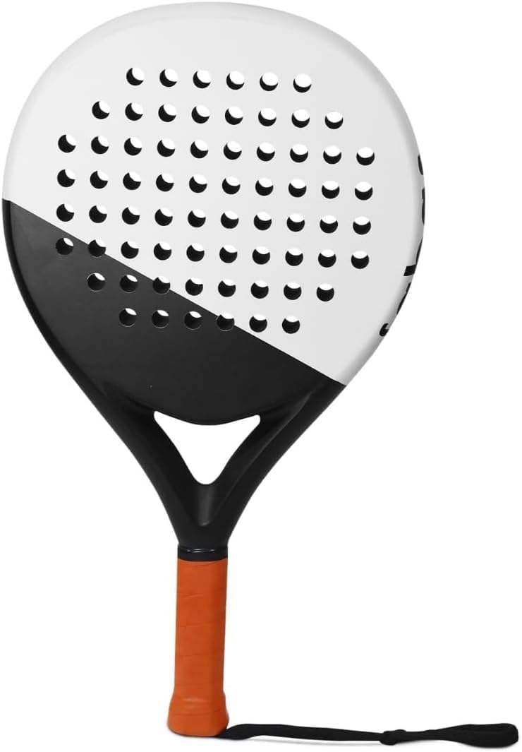 LAPAT Raqueta de pádel con bolsa de cubierta, superficie de carbono...