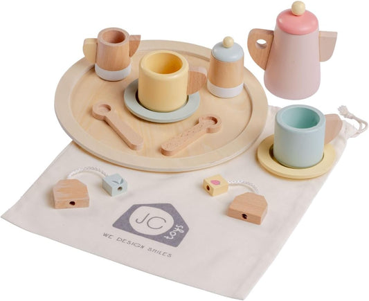 JC Toys Colección Parfait | Juego de fiesta de té de 12 piezas de m...