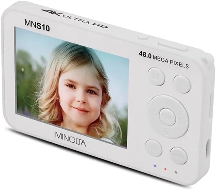 Minolta MNS10 48MP 4K Ultra HD Cámara digital - Blanco | Cuenta con...