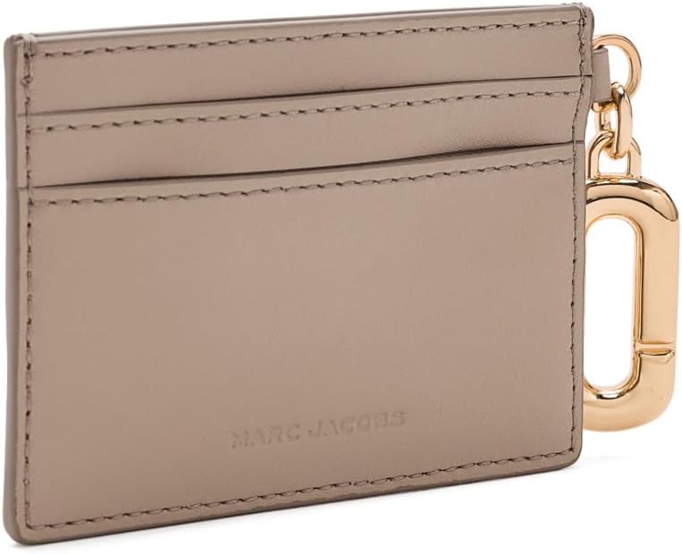 Marc Jacobs Funda para tarjetas Pop J Marc para mujer, color pizarr...