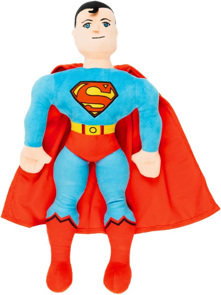 DC Comics Superman Ropa de Cama Almohada de Peluche Super Suave par...
