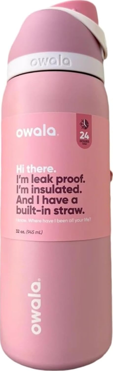 Owala, Botella Freesip Rosy Dreams 32 onzas