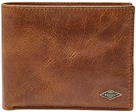 Fossil Ryan - Cartera de piel con bloqueo RFID y tarjetero extraíbl...