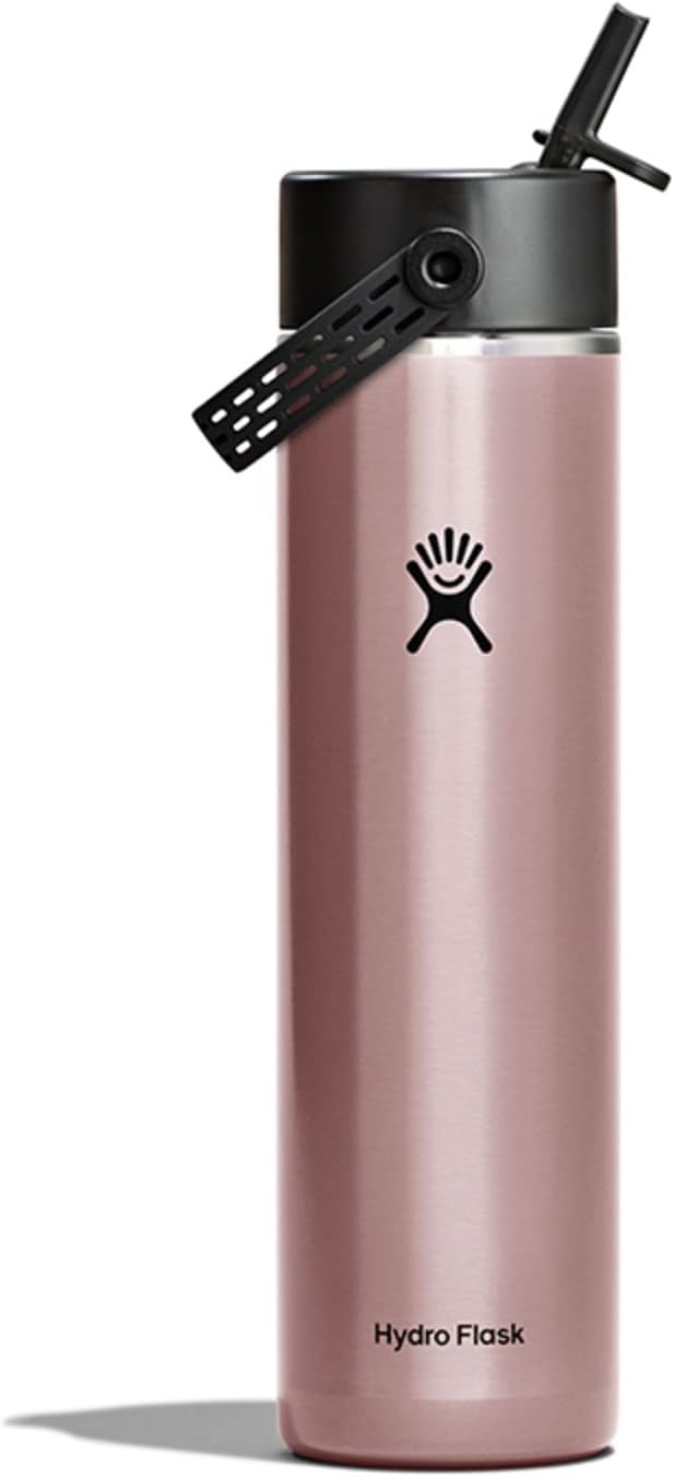 Hydro Flask Tapa de popote ancha y ligera de 32 onzas, botella de a...
