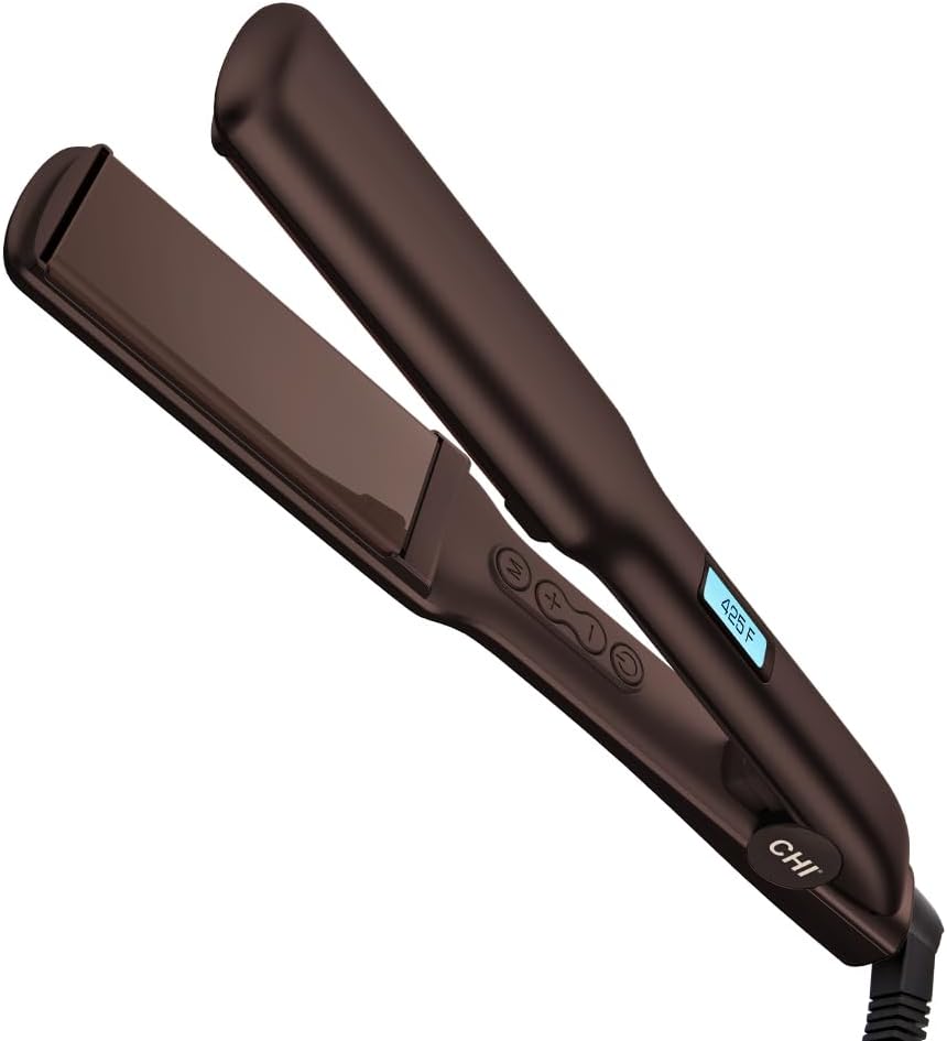 CHI - Plancha de peluquería de cerámica digital original, 1.5 pulga...