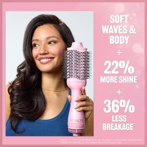 REVLON Secador de pelo voluminizador de un solo paso y estilizador,...