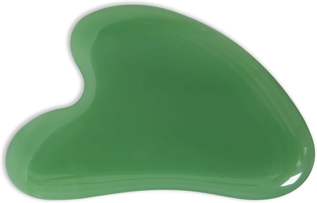 YAMHOHO Herramienta de masaje de piedra de jade Gua Sha, herramient...