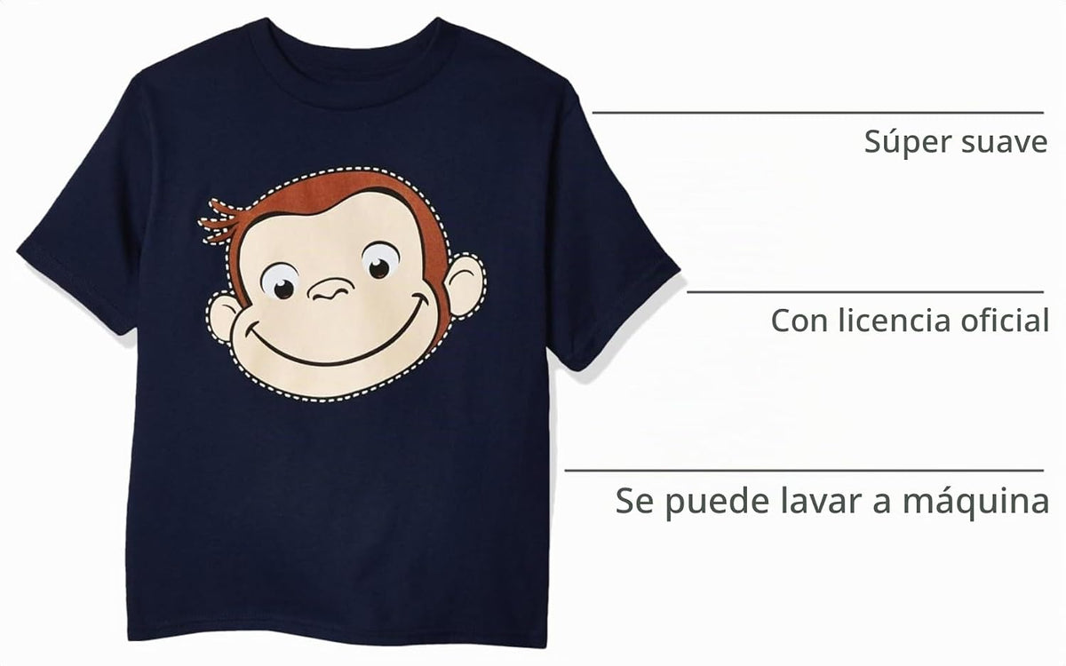 Curious George Camiseta de manga corta para niños