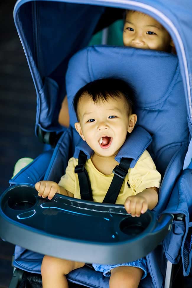Joovy Caboose - Asiento trasero UL, color pizarra