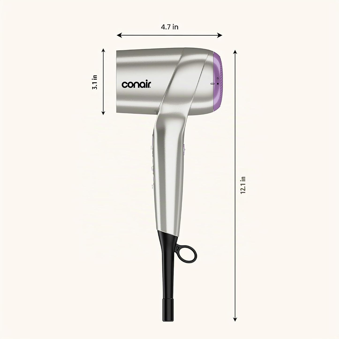 Infiniti PRO CONAIR Secador de pelo digital, secador iónico ligero...