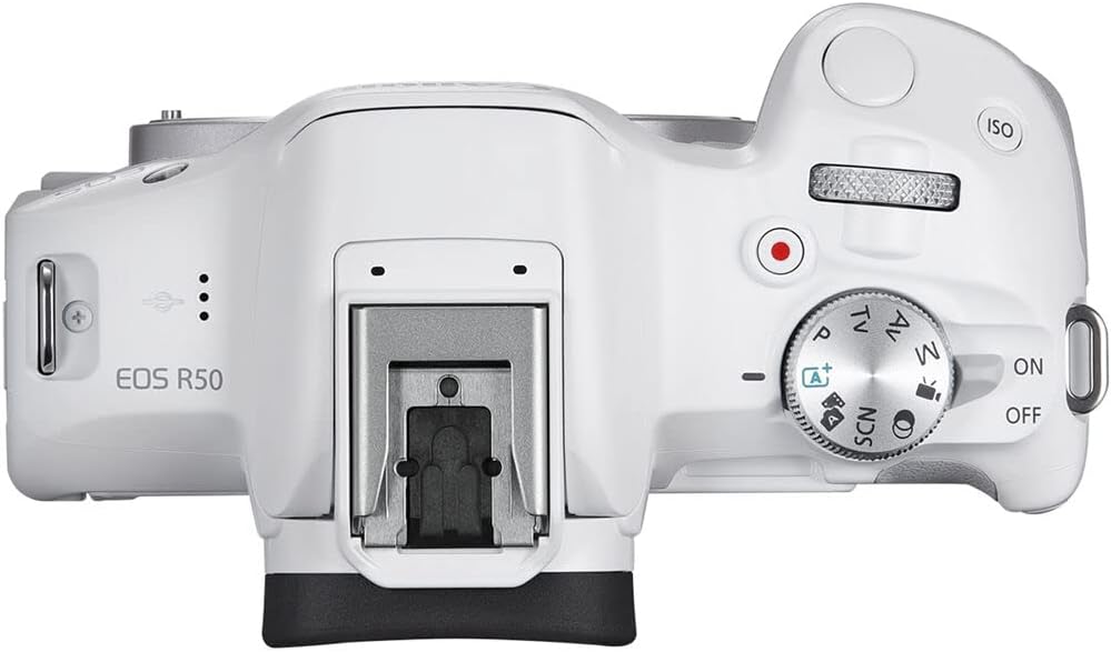 Kit de cámara sin espejo Canon EOS R50 \u2013 Cámara APS-C RF con l...