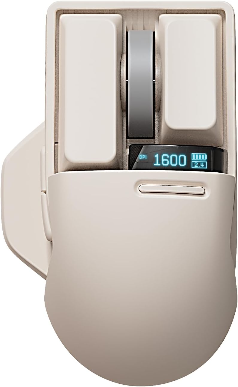 LOFREE Touch PBT Ratón inalámbrico con receptor USB, Bluetooth, con...