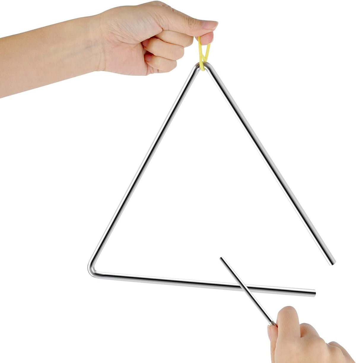 EASTROCK Juego de instrumentos triangulares, 4 paquetes de 7, 8, 9,...