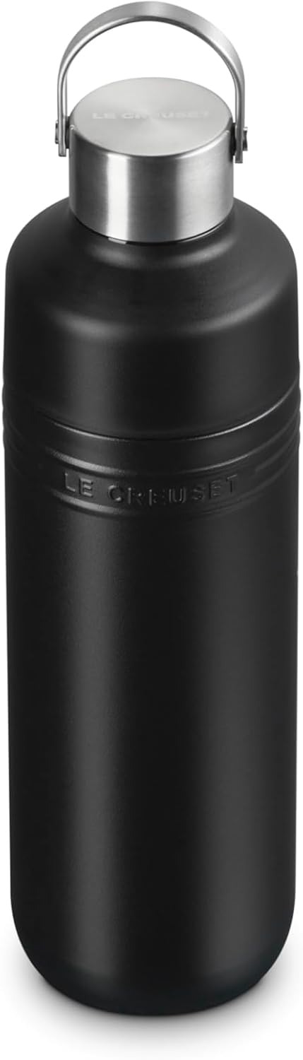 Le Creuset Botella de agua de acero inoxidable On The Go, 16 onzas....