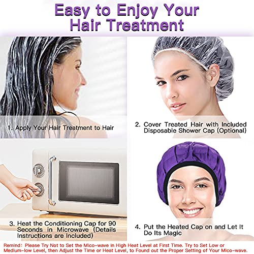 Beautybaby - Gorro térmico inalámbrico de acondicionamiento profund...