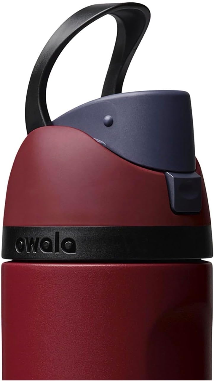 Owala Freesip - Botella de agua aislada de acero inoxidable con paj...