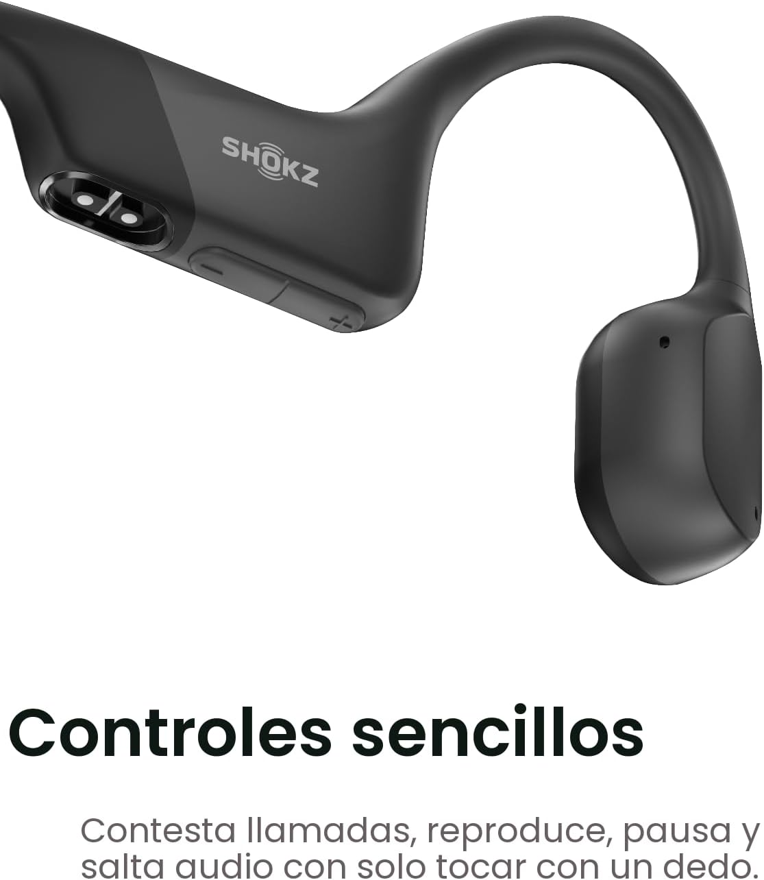 SHOKZ OpenRun - Auriculares deportivos inalámbricos Bluetooth de co...