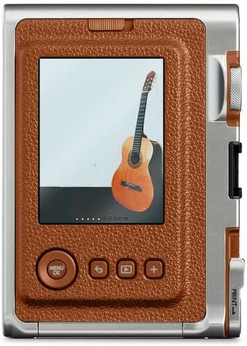 FUJIFILM INSTAX Mini EVO Hybrid Cámara instantánea marrón + películ...