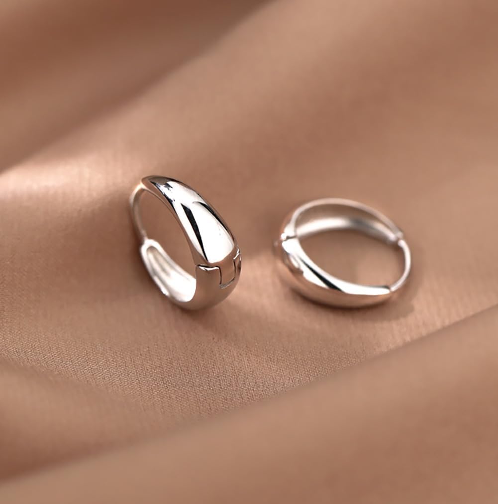 Juego de 3 pares de aretes de aro de oro para mujer, joyería de mod...