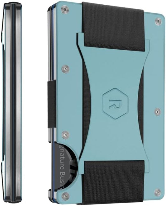 The Ridge Cartera delgada minimalista para mujer, con bloqueo RFID,...