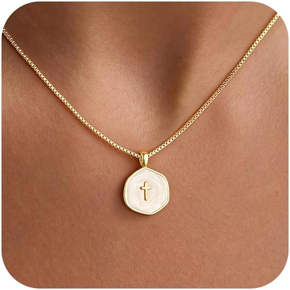 M MOOHAM Regalos de Pascua para mujer, cesta de Pascua, collar de m...