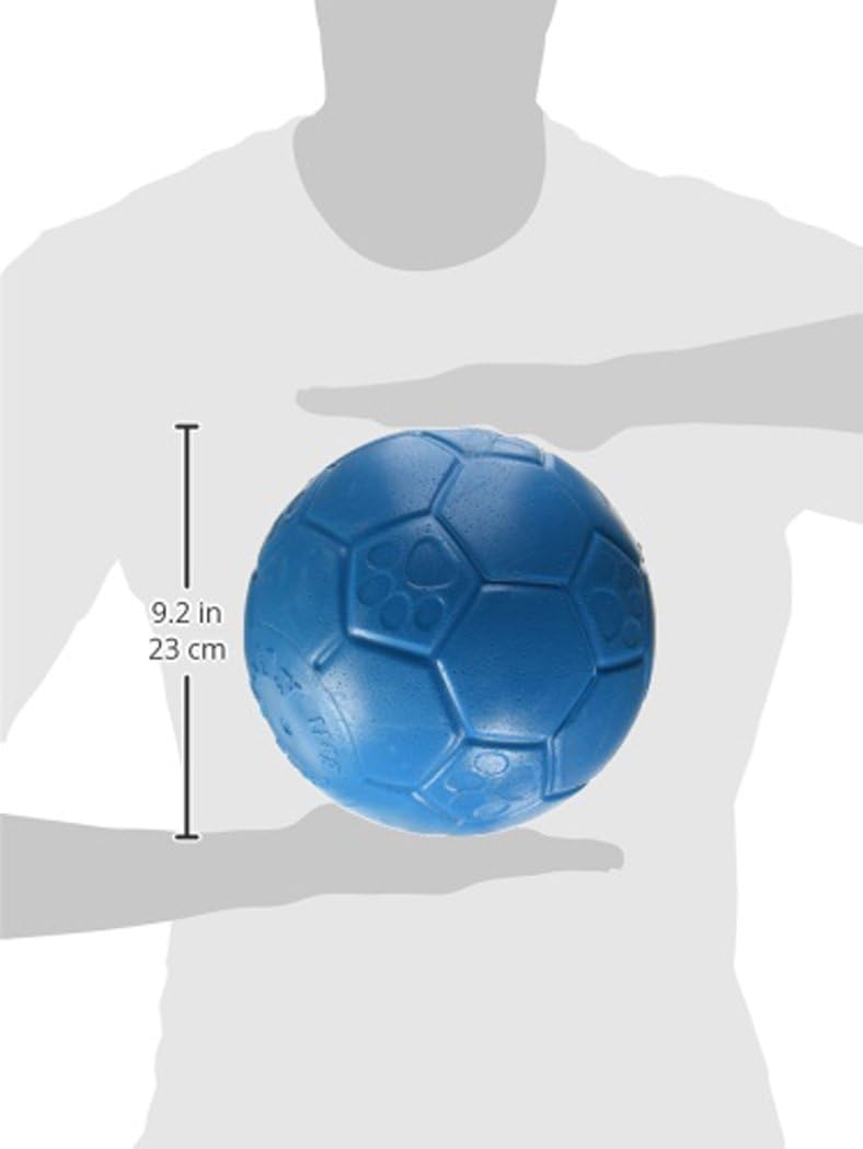 Juguete para perros Jolly Pets gran pelota de fútbol flotante y reb...