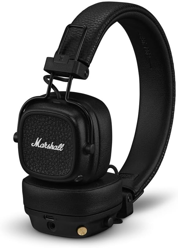 Marshall Major V - Auriculares inalámbricos con Bluetooth para llev...