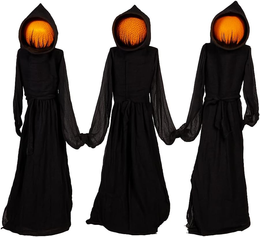 Evergreen Juego de 3 estacas LED negras de la Muerte para Halloween...