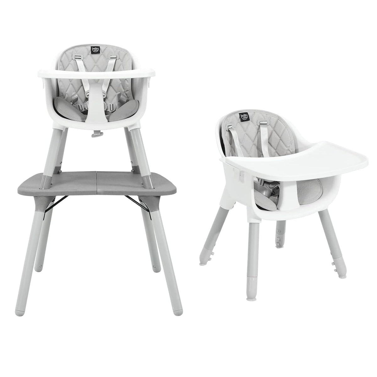 HONEY JOY - Silla alta 6 en 1, silla alta convertible para bebés y...