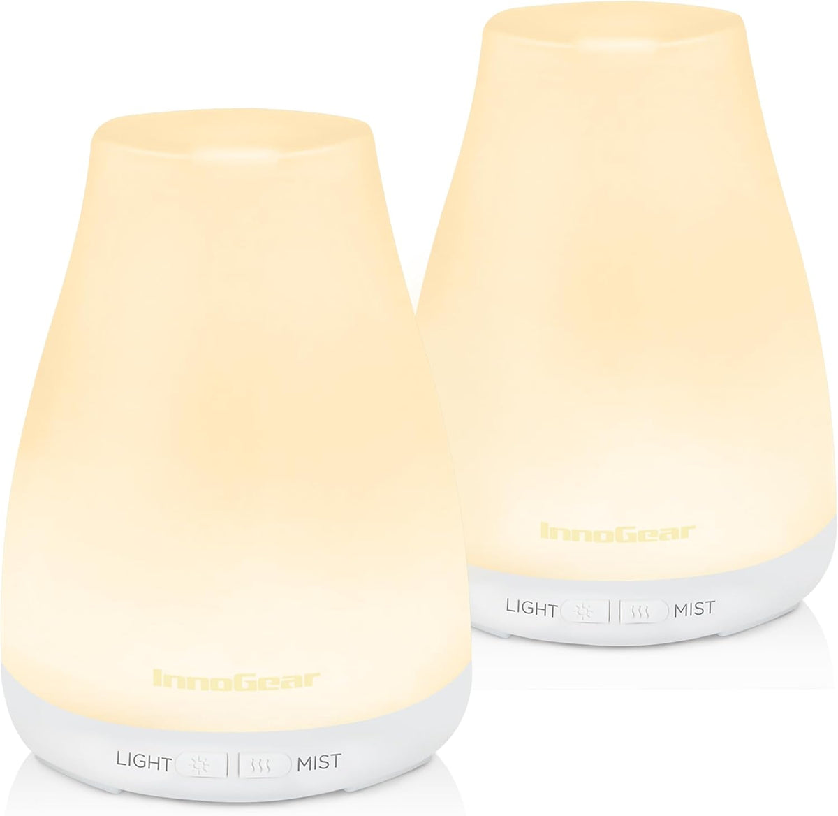 InnoGear Difusor de Aceites Esenciales, Paquete de 2 Difusores Ultr...