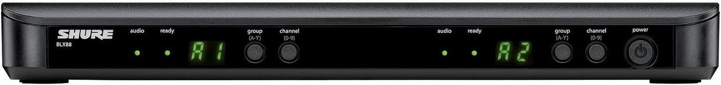 Shure BLX188\/CVL Sistema de Micrófono Inalámbrico - Vida de Baterí...