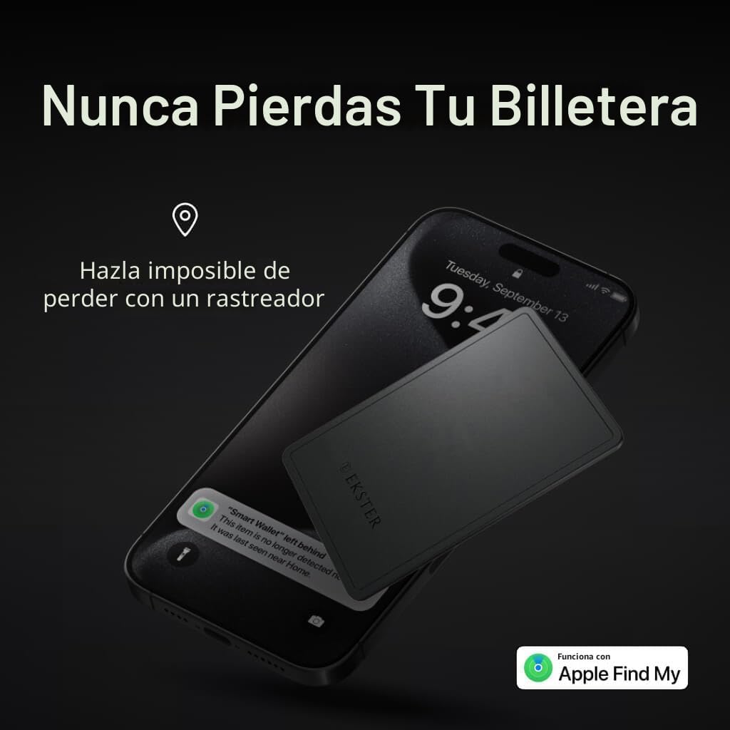 Ekster Cartera para Hombre PRO | Cartera Minimalista de Cuero Parli...