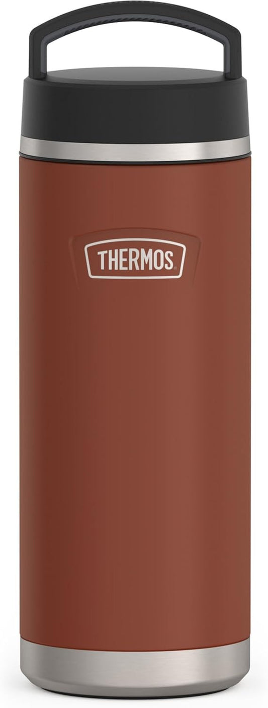 THERMOS Serie ICON Botella de agua de acero inoxidable con tapa de...