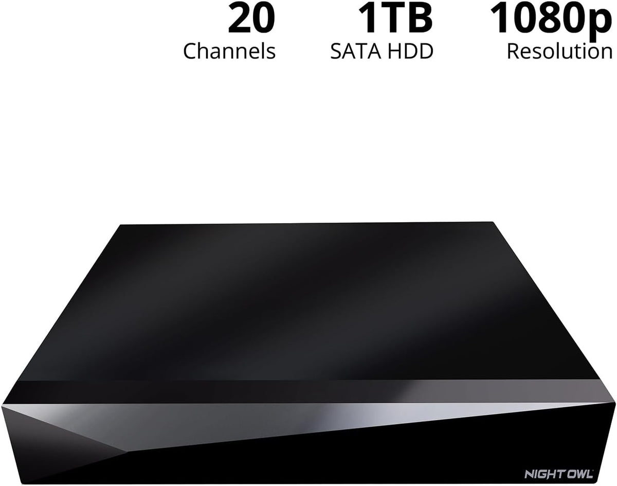 Night Owl Audio bidireccional 20 canales 1080p video DVR de segurid...