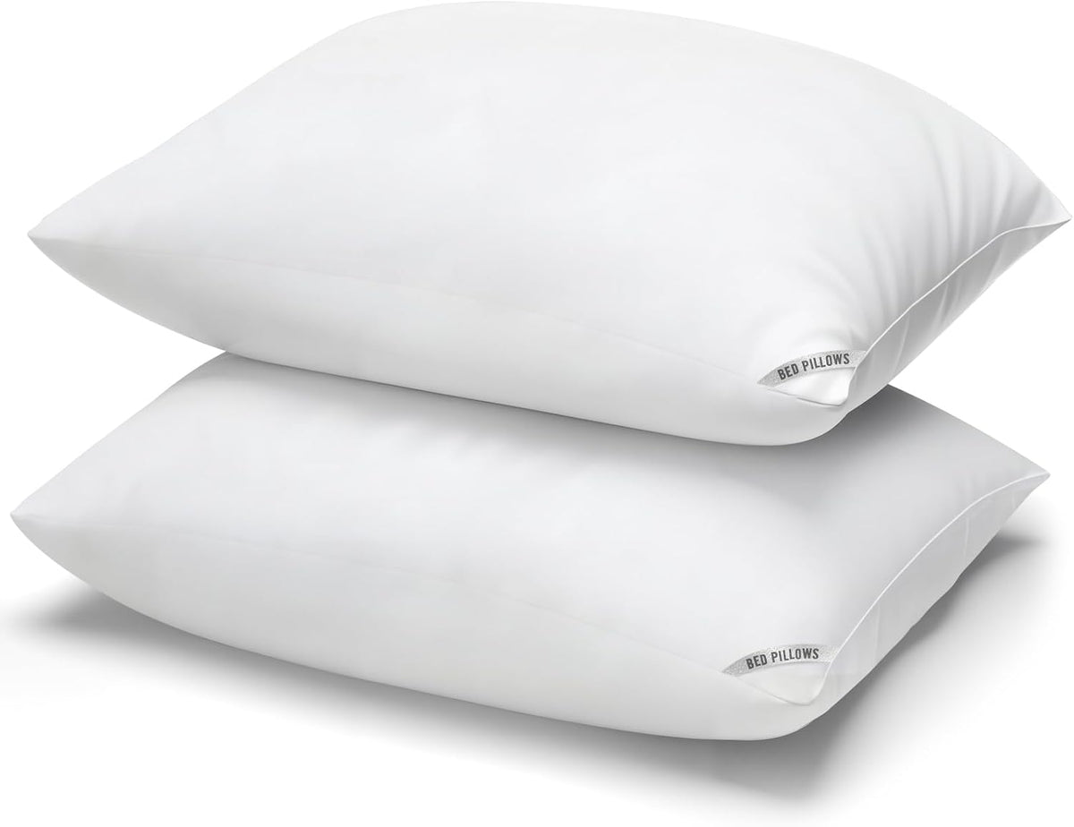 Piwaal Paquete de 2 almohadas de hotel de lujo, juego de 2 almohada...