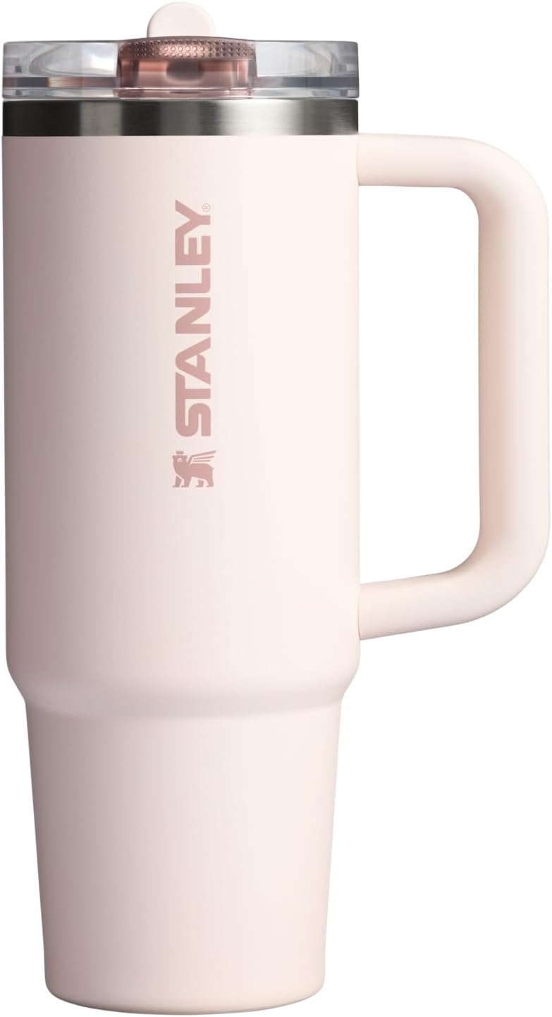 Stanley Quencher ProTour - Vaso con pajilla, 30 onzas, cuarzo rosa...