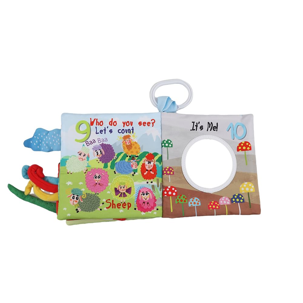 Fish Baby Crinkle Books &amp; Farm Baby Toy para bebés recién nacid...