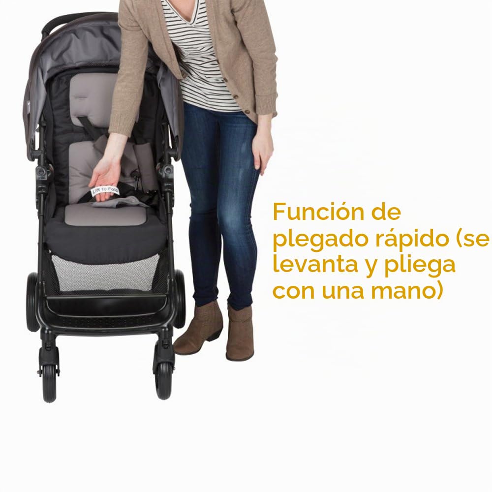 Safety 1st Sistema de viaje Smooth Ride, cereza negra y base de asi...