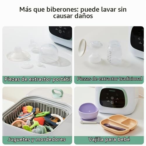 Momcozy KleanPal Pro - Lavadora de biberones y manguera de drenaje...