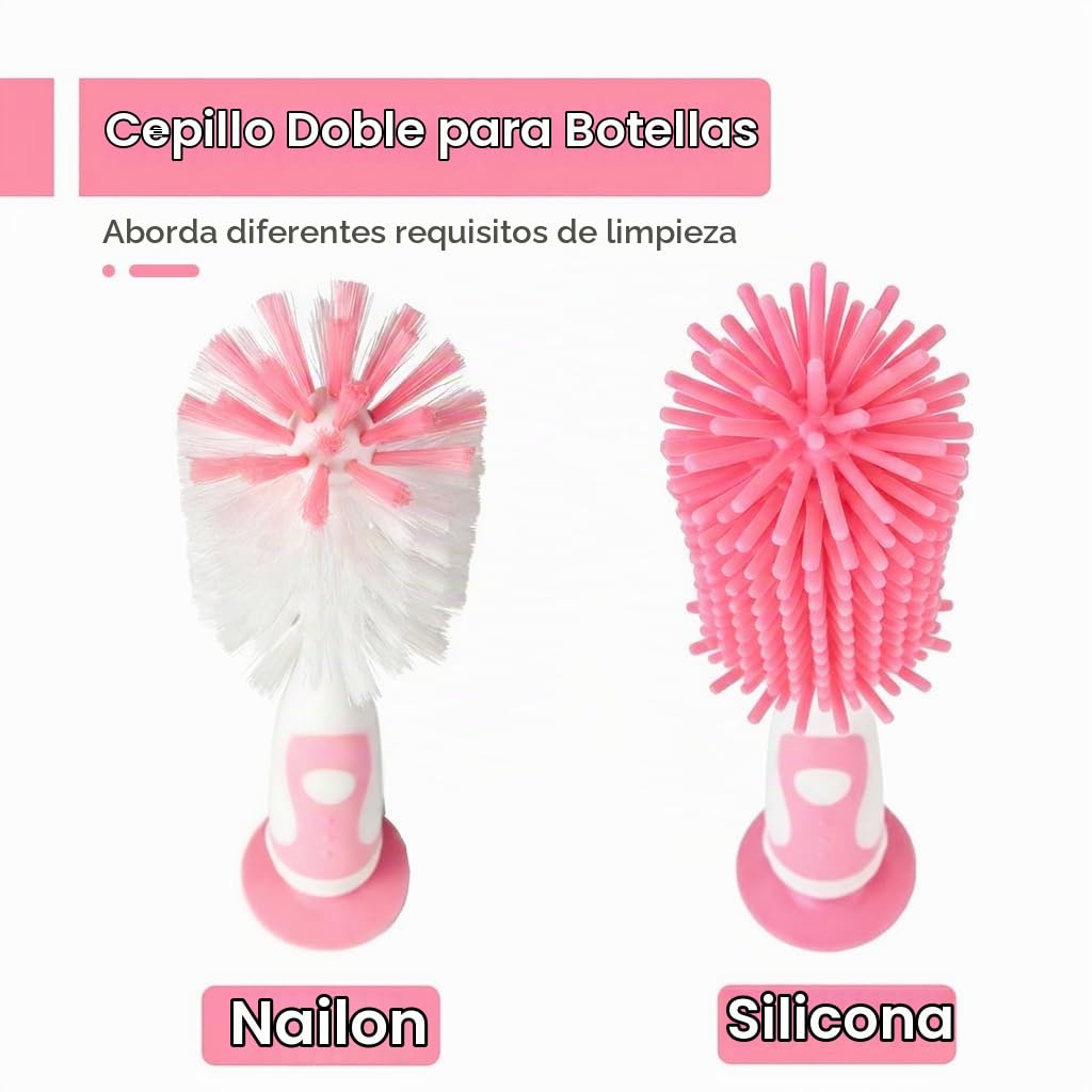 Juego de cepillo de biberón 5 en 1 de Ariseno, incluye cepillo de b...