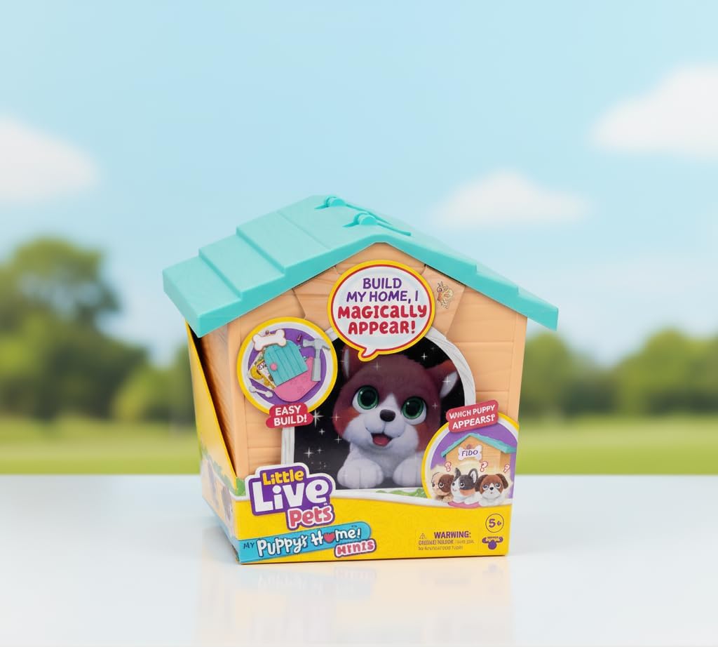 Little Live Pets My Puppy's Home Mini Playset, naranja, juguete...